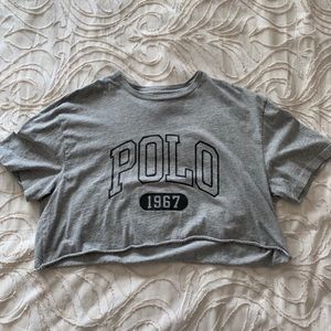 Polo crop top